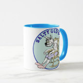 塩辛い老犬 マグカップ (正面右)