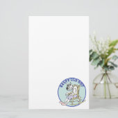 塩辛い老犬 便箋 (スタンド正面)