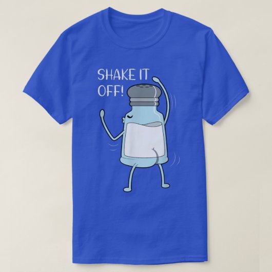 塩辛い食べ物調理師シェフ Tシャツ (デザイン正面)