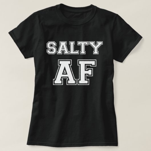 塩辛い Tシャツ (デザイン正面)