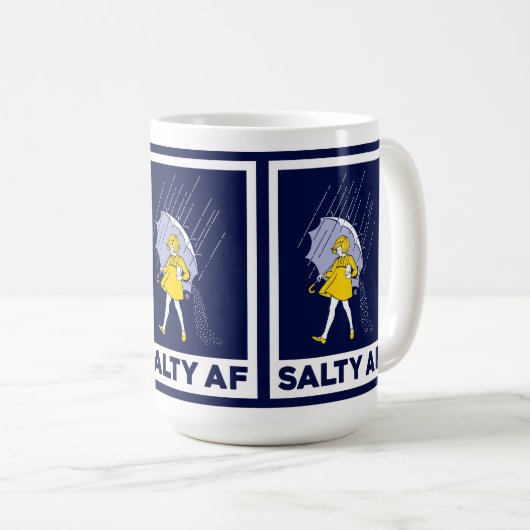 塩辛いAFのマグ コーヒーマグカップ (正面右)