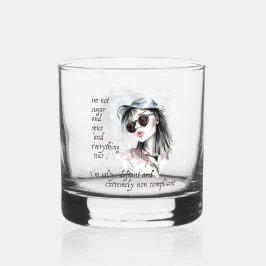 塩辛く反抗的な ウイスキーグラス