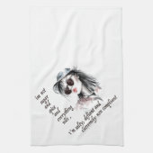 塩辛く反抗的な キッチンタオル (縦)