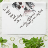 塩辛く反抗的な キッチンタオル (折り畳み)