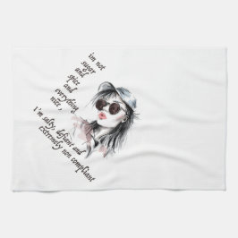 塩辛く反抗的な キッチンタオル