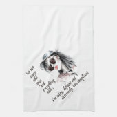 塩辛く反抗的な キッチンタオル (縦)