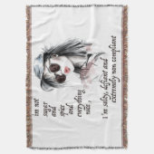 塩辛く反抗的な スローブランケット (正面縦)