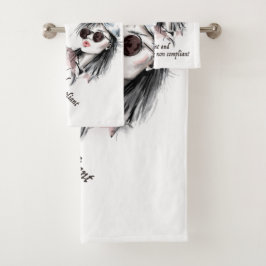 塩辛く反抗的な バスタオルセット