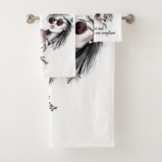 塩辛く反抗的な バスタオルセット (インサイチュ)