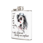 塩辛く反抗的な フラスク (左)