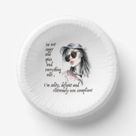 塩辛く反抗的な ペーパーボウル