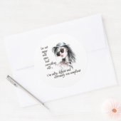 塩辛く反抗的な ラウンドシール (封筒)