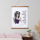 塩辛く反抗的な 吊り下げ型タペストリー (寝室)