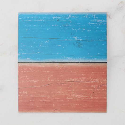 塩辛キス赤と青の折り畳み座席表 プレイスカード (外部開封)