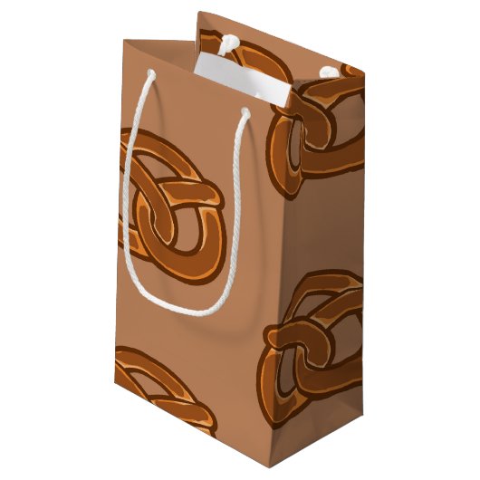 塩辛プレッツェルラバーフードベーカーズループ形状 スモールペーパーバッグ (裏面アングル)