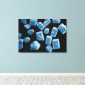 塩(NaCl)結晶 キャンバスプリント (インサイチュ (ウッドフロア))