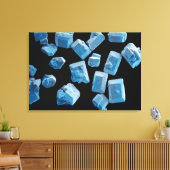 塩(NaCl)結晶 キャンバスプリント (インサイチュ (リビング))