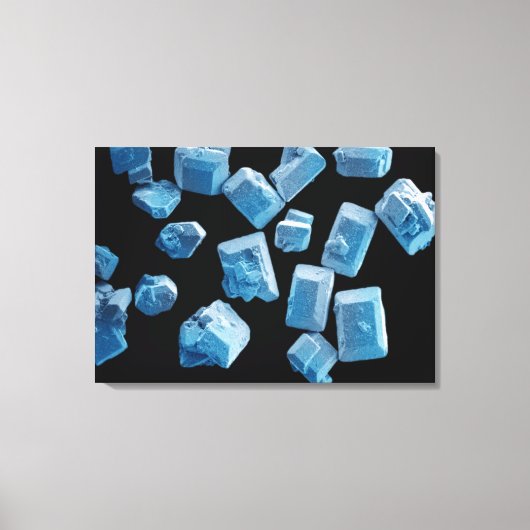 塩(NaCl)結晶 キャンバスプリント (正面)