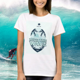塩AFで波に乗る Tシャツ