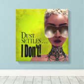 塵が立ち上がらぬ キャンバスプリント (インサイチュ (ウッドフロア))