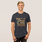 塵と太陽の生まれ トライブレンドＴシャツ (正面全面)
