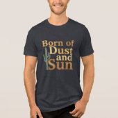 塵と太陽の生まれ トライブレンドＴシャツ (正面)