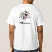 塵のバニーのTシャツの人 Tシャツ (裏面)