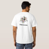 塵のバニーのTシャツの人 Tシャツ (裏面フル)