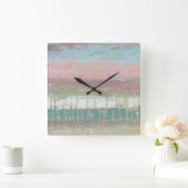 塵を払われた地平線 スクエア壁時計 (ホーム)