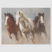 塵を駆ける馬の切り離し 薄葉紙 (正面)