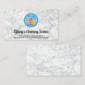 塵取り清掃用品手袋 名刺 (正面/裏面)