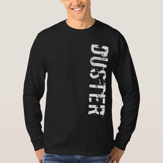 塵払いのロゴのVertのティー Tシャツ (正面)