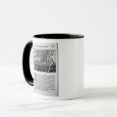 塹壕のボートを作っているヴァージニアのインディアン マグカップ (正面左)