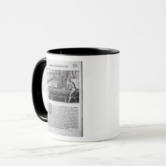 塹壕のボートを作っているヴァージニアのインディアン マグカップ (正面左)