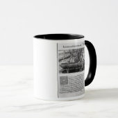 塹壕のボートを作っているヴァージニアのインディアン マグカップ (正面右)