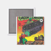 塹壕の中のグリーンランタン マグネット (正面/裏面)