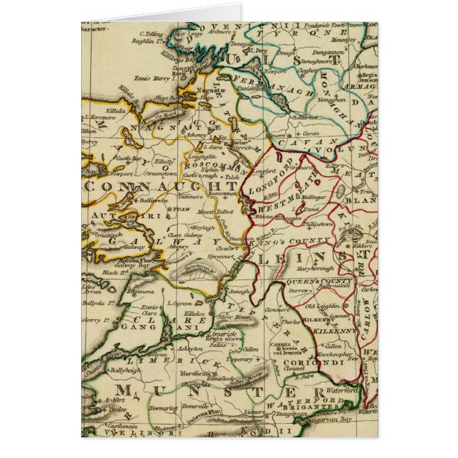 境界がアウトライン化されたアイルランド (正面)