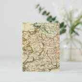 境界がアウトライン化されたアイルランド ポストカード (スタンド正面)