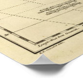 境界が描かれたアフリカ ポスター (角)