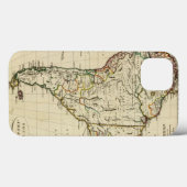 境界が輪郭を描かれた南米 Case-Mate iPhoneケース (裏面 (横))