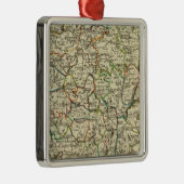 境界が輪郭付きのフランス メタルオーナメント (右)