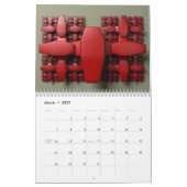 境界のデザイン カレンダー (3月 2027)