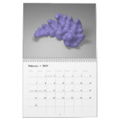 境界のデザイン カレンダー (2月 2027)