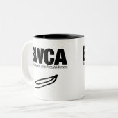 境界は水をまきますカヌー区域の荒野(BWCA)に ツートーンマグカップ (正面左)