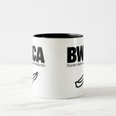 境界は水をまきますカヌー区域の荒野(BWCA)に ツートーンマグカップ (中央)