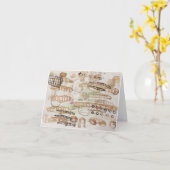 境界ぼやけ線 カード (黄色い花)