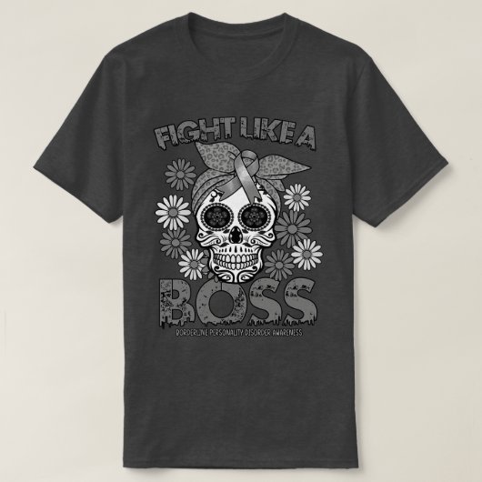 境界性人格障害認識度戦li tシャツ (デザイン正面)