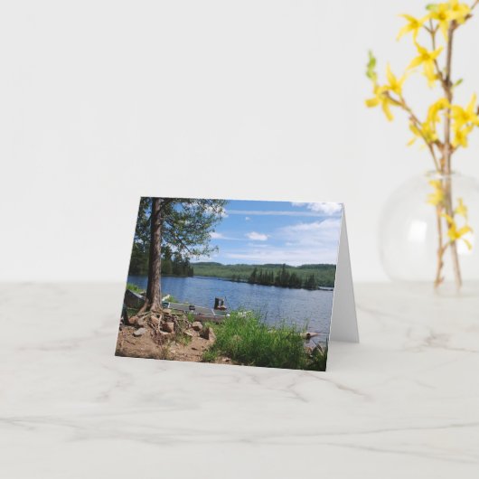 境界水カヌー領域 カード (黄色い花)