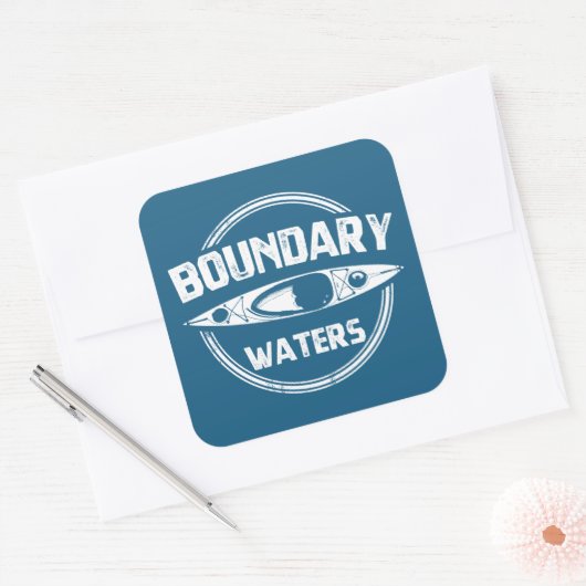 境界水域 スクエアシール (封筒)