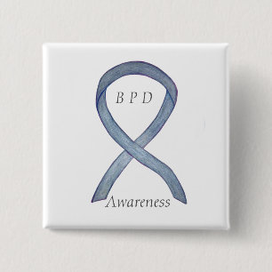 境界線人格障害(BPD)リボンピン 缶バッジ